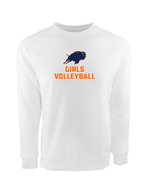 Fenton HS Girls Volleyball Main Logo - Crewneck Sweatshirt