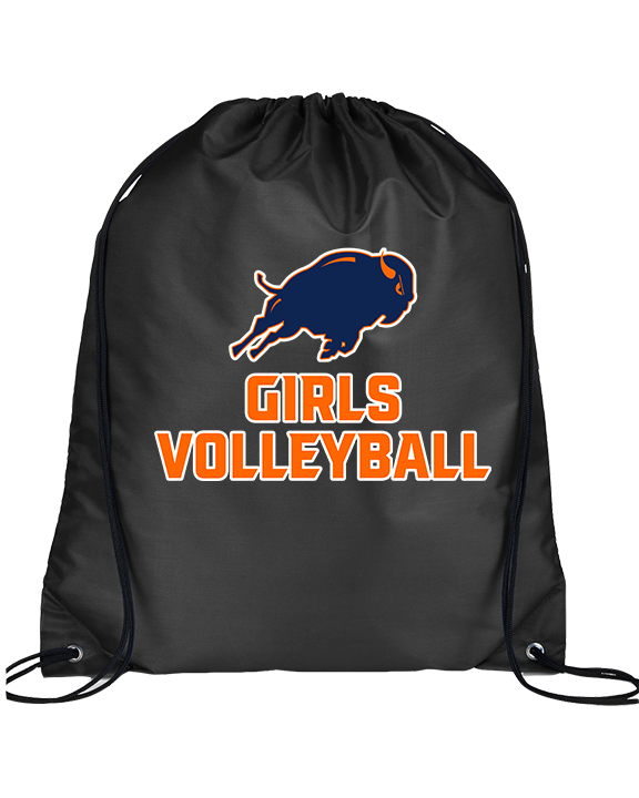 Fenton HS Girls Volleyball Main Logo - Drawstring Bag