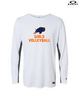 Fenton HS Girls Volleyball Main Logo - Mens Oakley Longsleeve