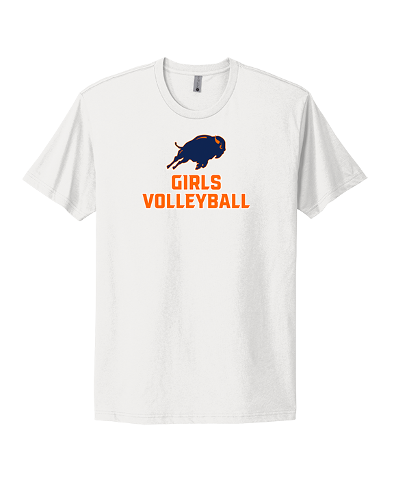 Fenton HS Girls Volleyball Main Logo - Mens Select Cotton T-Shirt