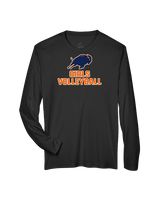 Fenton HS Girls Volleyball Main Logo - Performance Longsleeve