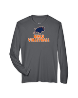Fenton HS Girls Volleyball Main Logo - Performance Longsleeve