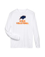 Fenton HS Girls Volleyball Main Logo - Performance Longsleeve