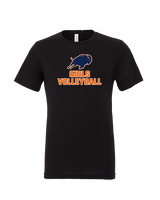 Fenton HS Girls Volleyball Main Logo - Tri-Blend Shirt