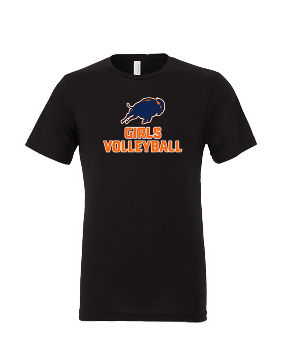 Fenton HS Girls Volleyball Main Logo - Tri-Blend Shirt