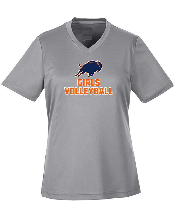 Fenton HS Girls Volleyball Main Logo - Womens Performance Shirt