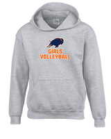 Fenton HS Girls Volleyball Main Logo - Youth Hoodie