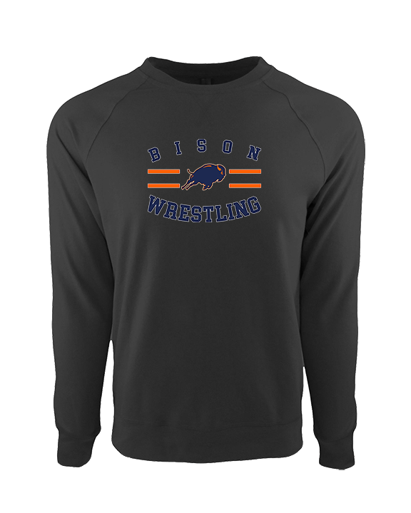 Fenton HS Wrestling Curve - Crewneck Sweatshirt