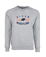 Fenton HS Wrestling Curve - Crewneck Sweatshirt
