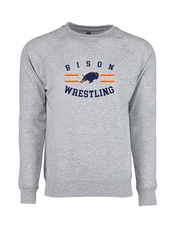 Fenton HS Wrestling Curve - Crewneck Sweatshirt
