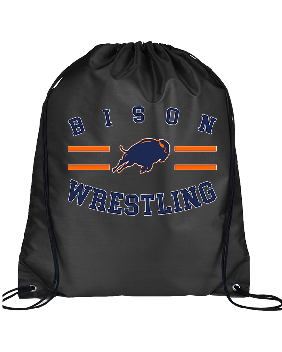 Fenton HS Wrestling Curve - Drawstring Bag