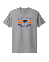 Fenton HS Wrestling Curve - Mens Select Cotton T-Shirt