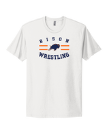 Fenton HS Wrestling Curve - Mens Select Cotton T-Shirt
