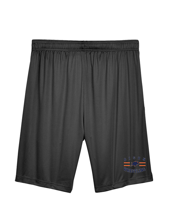 Fenton HS Wrestling Curve - Mens Training Shorts with Pockets
