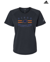 Fenton HS Wrestling Curve - Womens Adidas Performance Shirt
