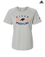 Fenton HS Wrestling Curve - Womens Adidas Performance Shirt