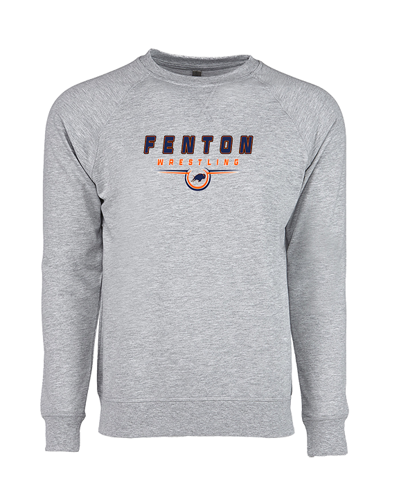 Fenton HS Wrestling Design - Crewneck Sweatshirt