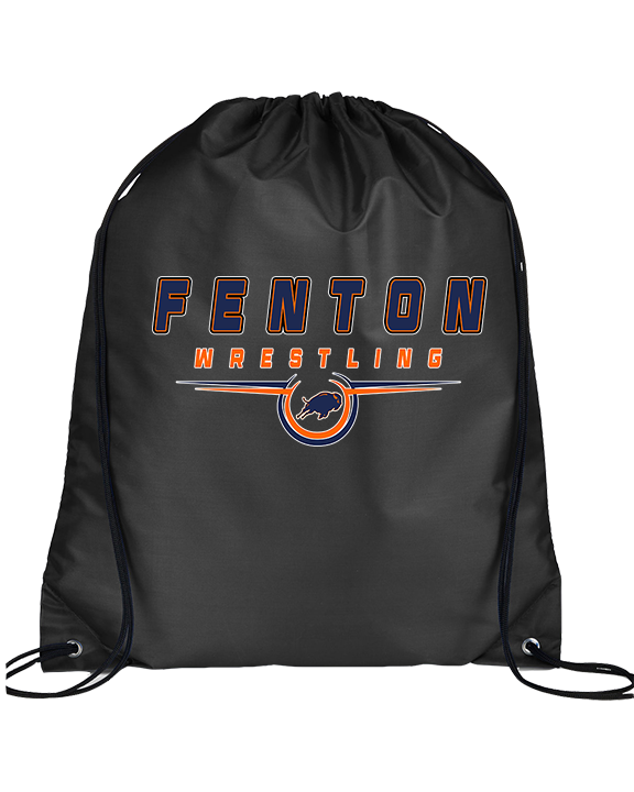 Fenton HS Wrestling Design - Drawstring Bag
