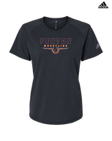 Fenton HS Wrestling Design - Womens Adidas Performance Shirt
