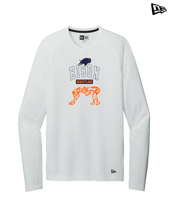 Fenton HS Wrestling Outline - New Era Performance Long Sleeve