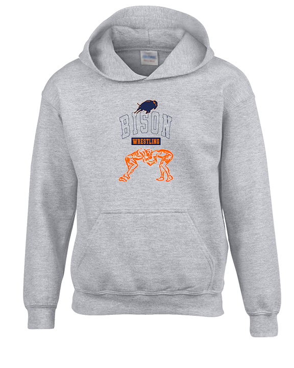 Fenton HS Wrestling Outline - Youth Hoodie