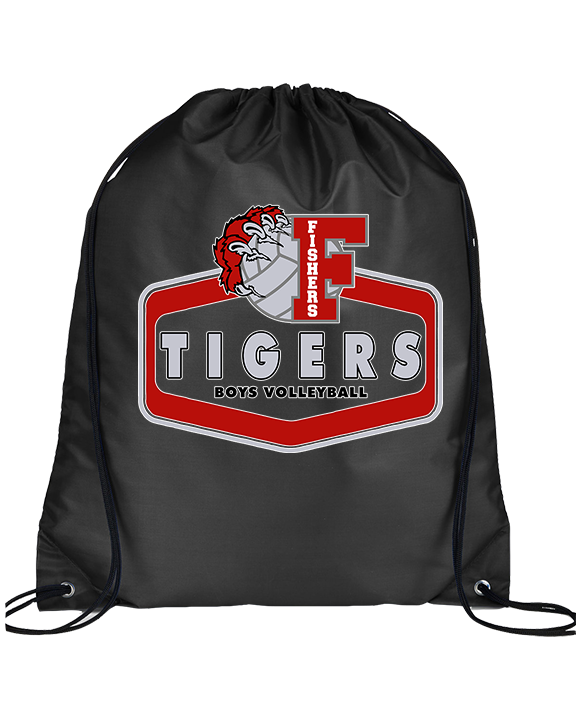 Fishers HS Boys Volleyball Board - Drawstring Bag