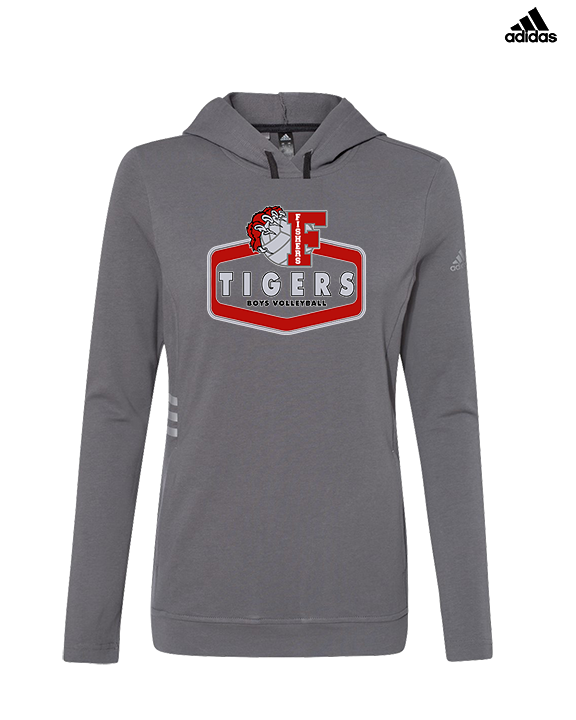 Fishers HS Boys Volleyball Board - Womens Adidas Hoodie