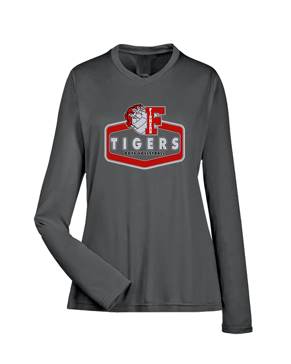 Fishers HS Boys Volleyball Board - Womens Performance Longsleeve
