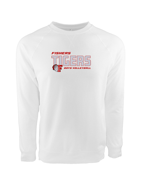 Fishers HS Boys Volleyball Bold - Crewneck Sweatshirt
