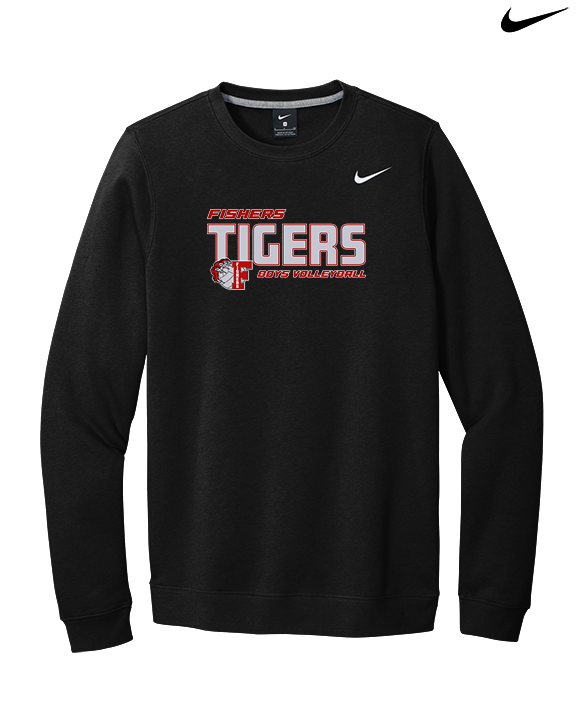 Fishers HS Boys Volleyball Bold - Mens Nike Crewneck