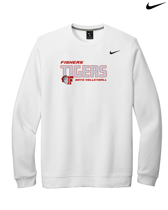 Fishers HS Boys Volleyball Bold - Mens Nike Crewneck