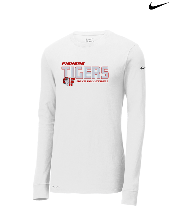 Fishers HS Boys Volleyball Bold - Mens Nike Longsleeve