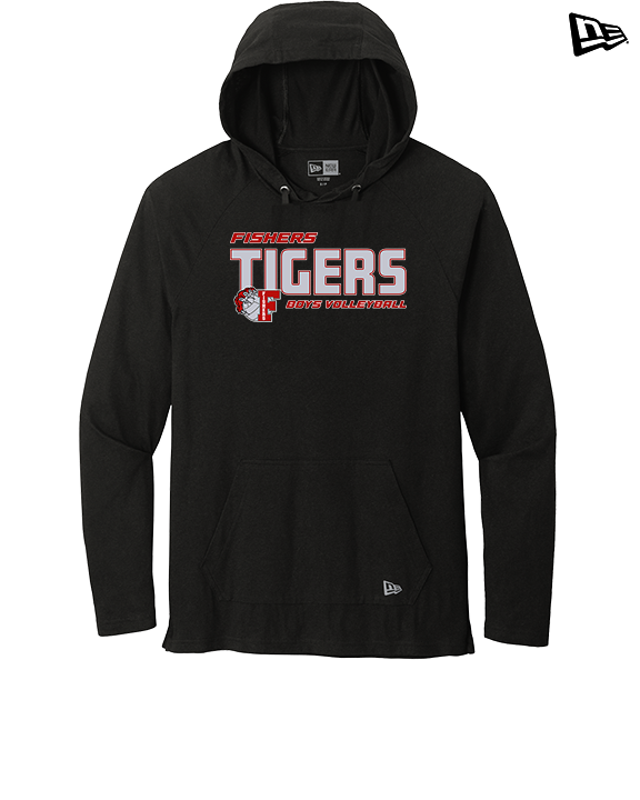 Fishers HS Boys Volleyball Bold - New Era Tri-Blend Hoodie