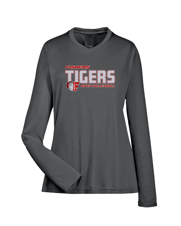 Fishers HS Boys Volleyball Bold - Womens Performance Longsleeve