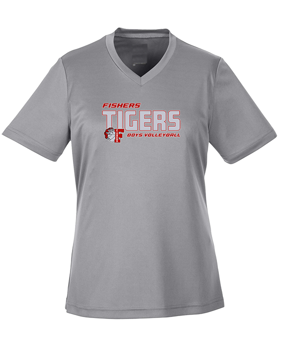 Fishers HS Boys Volleyball Bold - Womens Performance Shirt