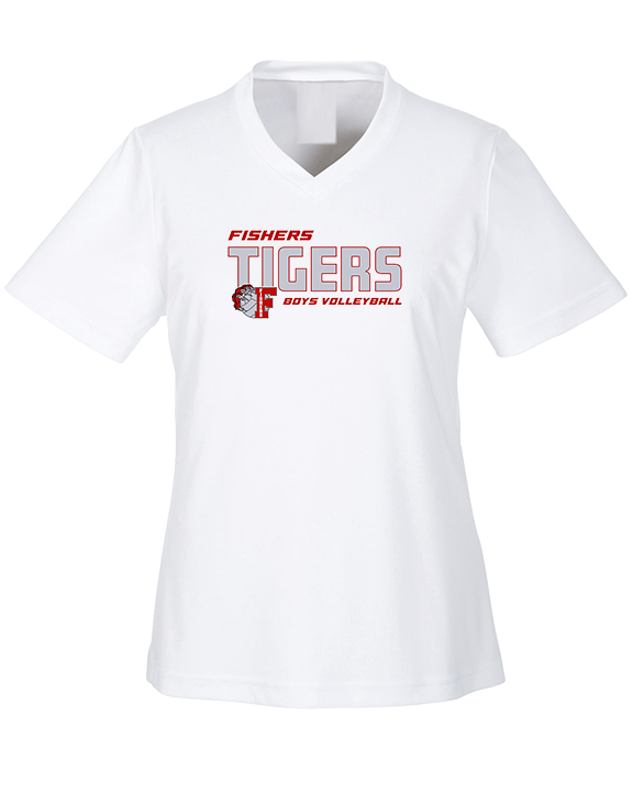 Fishers HS Boys Volleyball Bold - Womens Performance Shirt