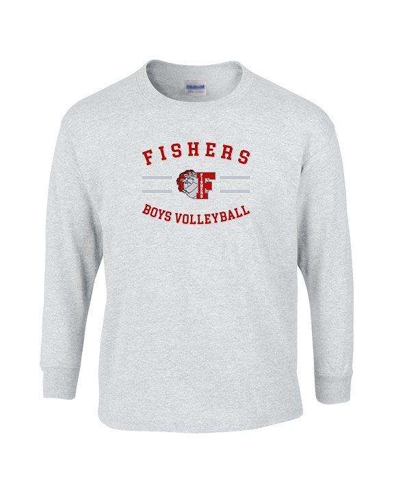 Fishers HS Boys Volleyball Curve - Cotton Longsleeve