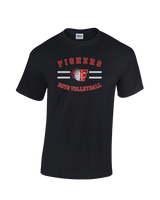 Fishers HS Boys Volleyball Curve - Cotton T-Shirt