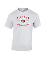 Fishers HS Boys Volleyball Curve - Cotton T-Shirt