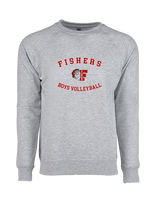 Fishers HS Boys Volleyball Curve - Crewneck Sweatshirt