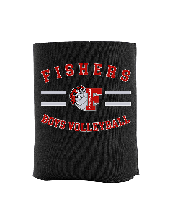 Fishers HS Boys Volleyball Curve - Koozie