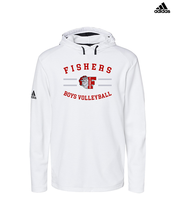Fishers HS Boys Volleyball Curve - Mens Adidas Hoodie