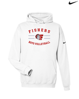 Fishers HS Boys Volleyball Curve - Nike Club Fleece Hoodie