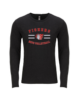 Fishers HS Boys Volleyball Curve - Tri - Blend Long Sleeve
