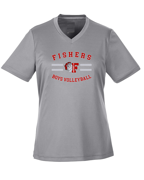 Fishers HS Boys Volleyball Curve - Womens Performance Shirt