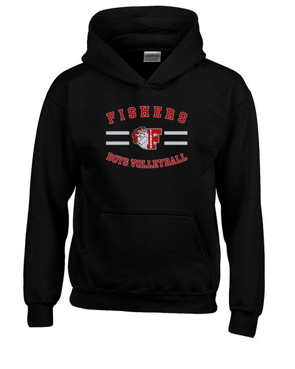 Fishers HS Boys Volleyball Curve - Youth Hoodie