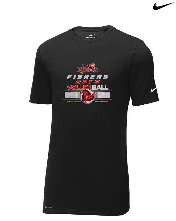 Fishers HS Boys Volleyball Leave It - Mens Nike Cotton Poly Tee