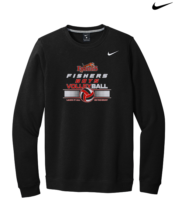 Fishers HS Boys Volleyball Leave It - Mens Nike Crewneck