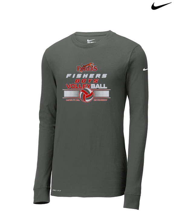 Fishers HS Boys Volleyball Leave It - Mens Nike Longsleeve