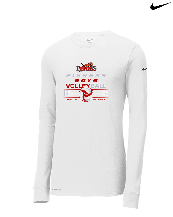 Fishers HS Boys Volleyball Leave It - Mens Nike Longsleeve